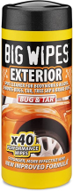 40 piece big wipes exterior Car Body and Alloy Wipes
